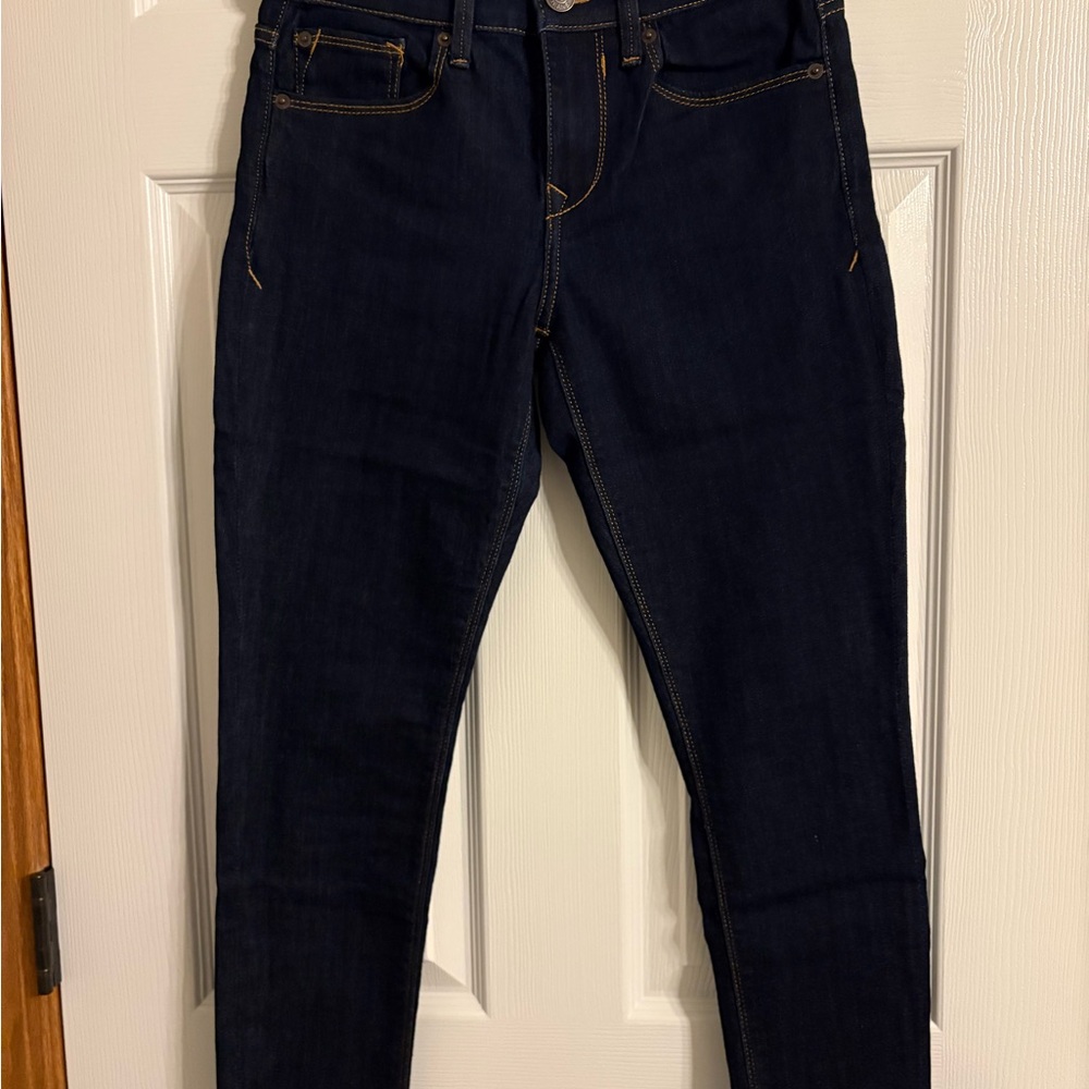 Express Women's Dark Blue Skinny Jeans